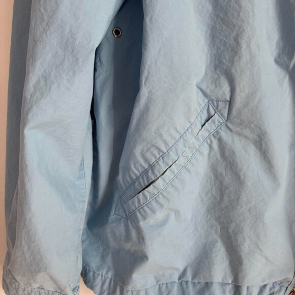 Vintage Tommy Hilfiger 100% Cotton Zip Blue Cotton Zip Up Jacket, Size Large - Picture 7 of 8